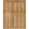 Ekena Millwork Framed Board-n-Batten Shutters, Rough Sawn Western Red Cedar, 26 7/8W x 34H, PR RBF06S26X034RWR - alternate 4
